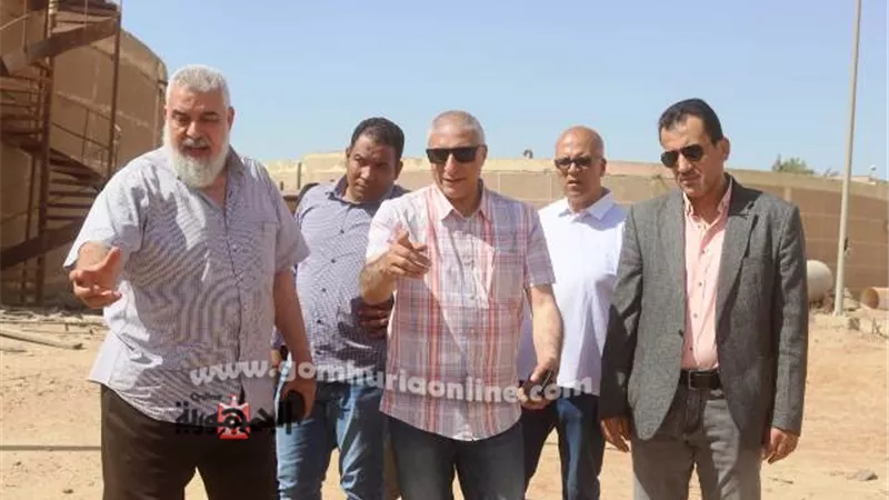 قيادات المجتمعات العمرانية في جولة تفقدية لمدينة العاشر من رمضان