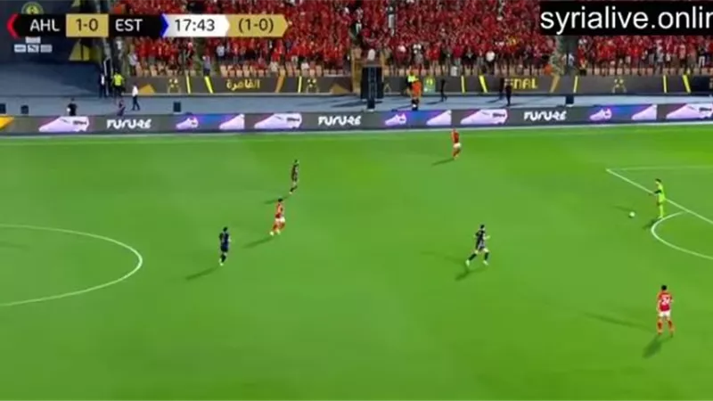 مرور 15 دقيقة.. الأهلى يتقدم أمام الترجى بهدف رامى ربيعة