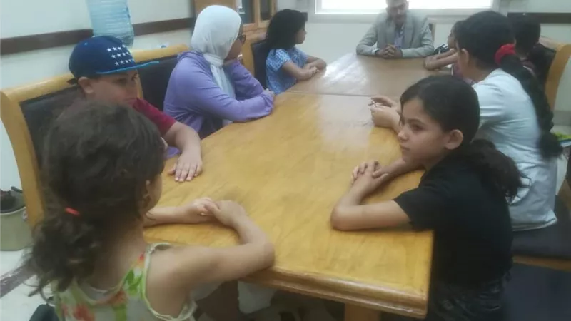 فن الإلقاء في محاضرة للأطفال بقصرثقافة القناطر