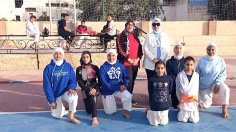 المشروع القومى لرياضة الفتاة يواصل تدريباته بمركز شباب مطروح