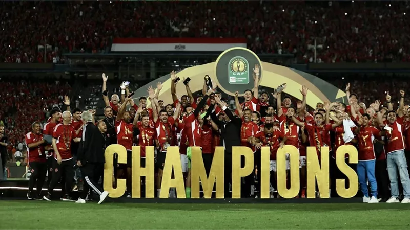 لقطات لم تشاهدها من احتفالات الأهلي بلقب دوري أبطال أفريقيا