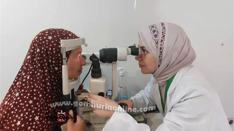 علاج ١٢٨٢ مواطنا بالمجان في قافلة طبية بدمياط
