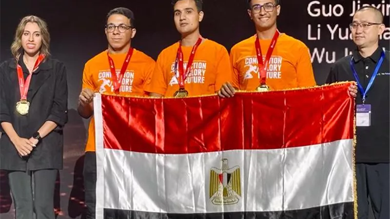 فوز فريقين بـهندسة المنصورة بالمركز الأول في مسابقة بالصين