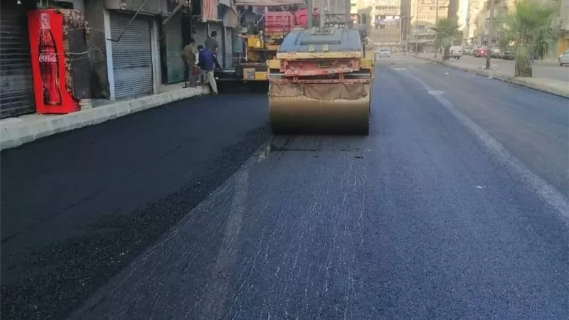 رفع كفاءة ٦ طرق حيوية بالجيزة لتحسين حركة المرور