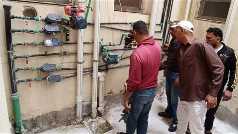 خلف الله: جهاز دمياط الجديدة يشُن حملات على صلات المياه المخالفة