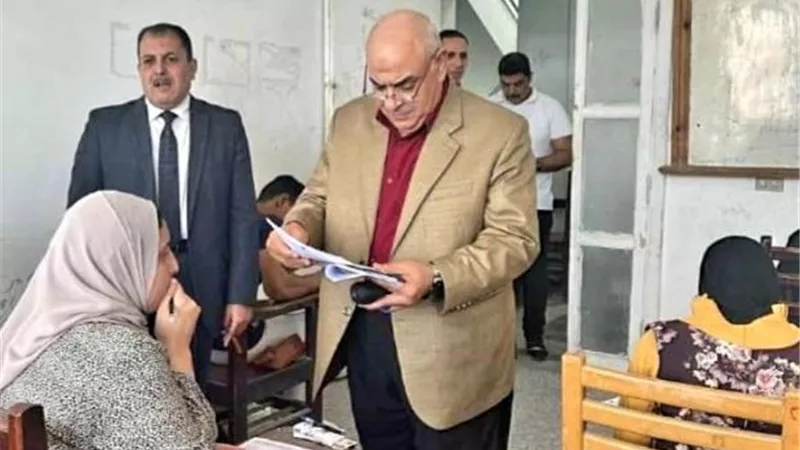 شعلة فى لجان امتحانات تربية و تجارة دمنهور