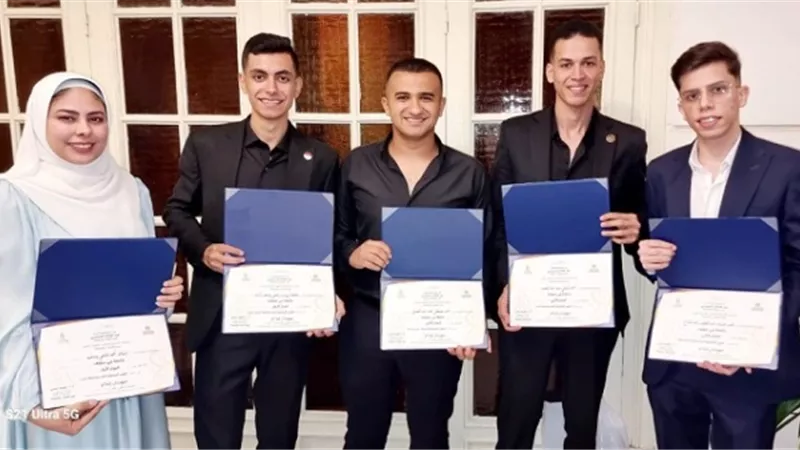 5 جوائز لجامعة بنى سويف فى مهرجان إبداع 12