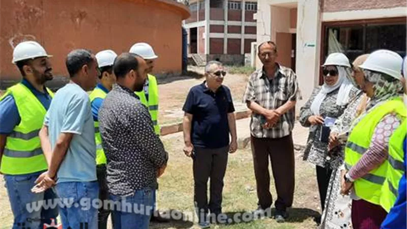 رئيس مياه دمياط يواصل جولاته المفاجئة بالمحطات
