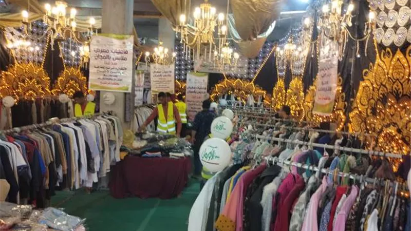 تنظيم معرض لتوزيع الملابس بالمجان بـ9 قرى بسيدى سالم