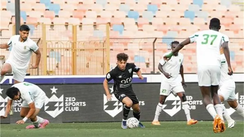 التعادل يُنهي الشوط الأول لمباراة زد والداخلية فى كأس مصر