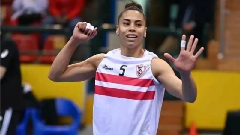 تمديد عقد لاعبة الطائرة البرازيلية ميلكا مع الزمالك