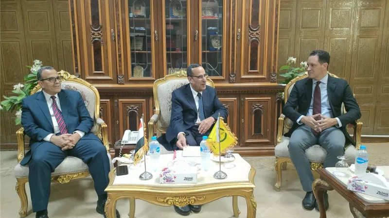 شوشة يستقبل مدير بعثة الوكالة الامريكية للتنمية الدولية في مصر