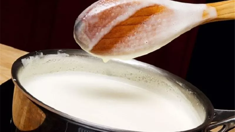 طريقة عمل كريمة الطبخ بالحليب خالي الدسم