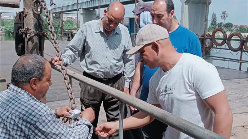 غلق معدية نهرية بالبريجات كوم حمادة