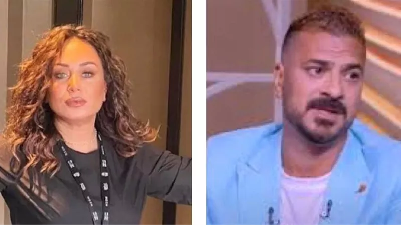انجى على تستضيف الفنان مصطفى أبوسريع فى 