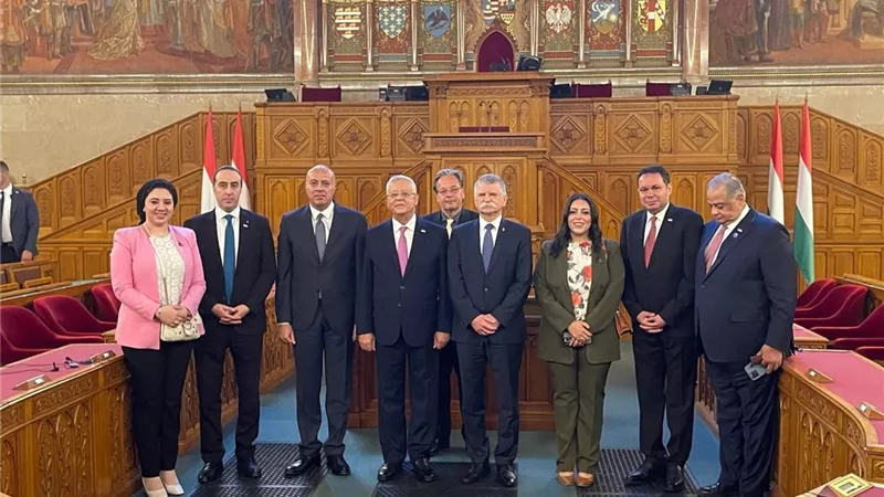 رئيس مجلس النواب يعقد مُباحثات مُوسعة مع رئيس الجمعية الوطنية المجرية
