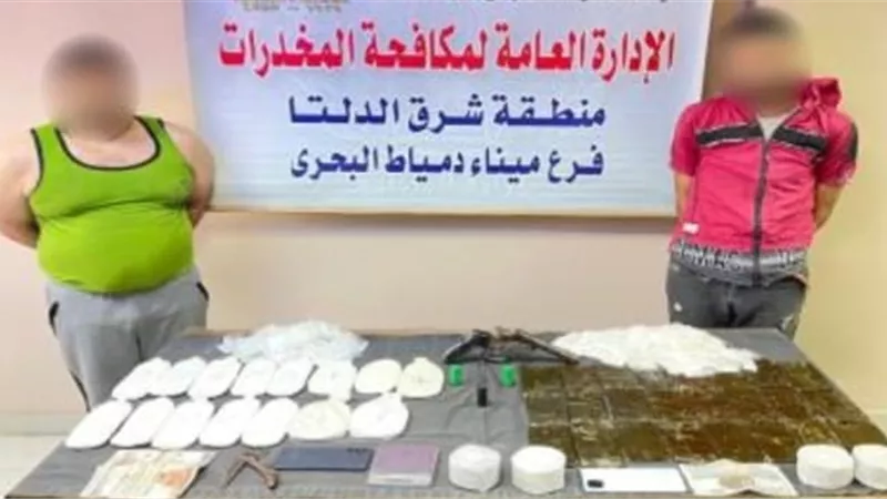 القبض على عناصر إجرامية بكوكتيل مخدرات قيمته 5 ملايين جنيه