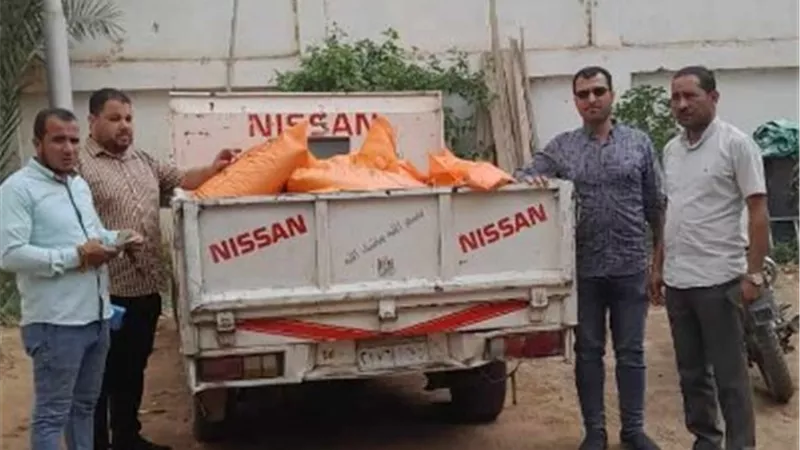 ضبط طن سماد الأزوتى المدعم قبل بيعه بالسوق السوداء بالمنيا
