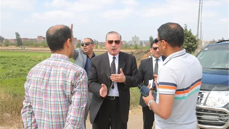 محافظ كفرالشيخ يتابع بدء أعمال إنشاء مصنع تدوير المخلفات الصلبة