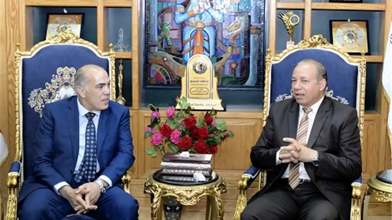 جامعة المنصورة تستقبل وفد المصرية اليابانية للعلوم والتكنولوجيا
