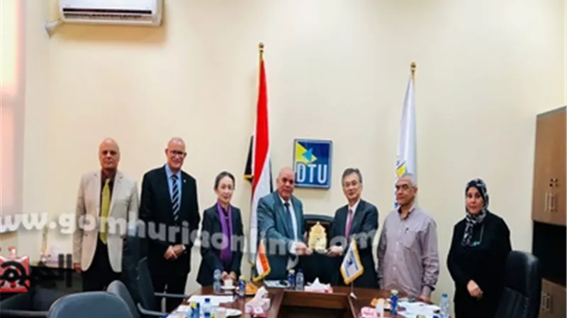 سفير اليابان بمصر يزور جامعة الدلتا التكنولوجية بالمنوفية