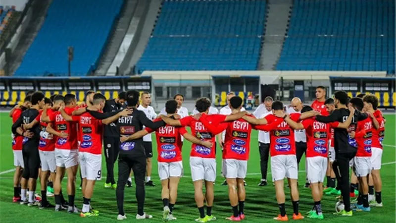 منتخب مصر يخوض أول تدريباته استعدادا لمواجهة بوركينا فاسو..صور