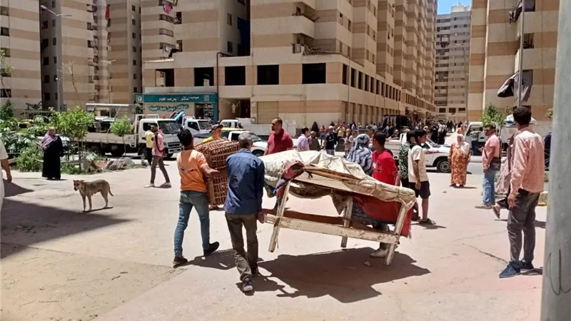 حملة إزالة لاستعادة المظهر الجمالى والحضارى ببشايرالخير