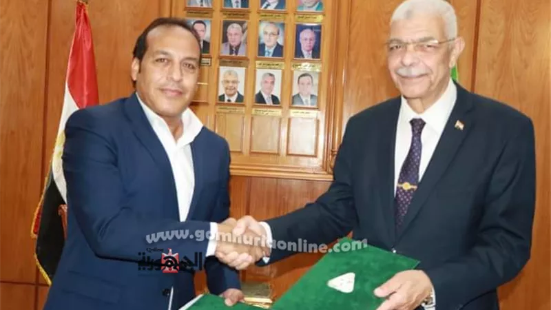 افتتاح اكاديمية النادي الأهلي بجامعة المنوفية