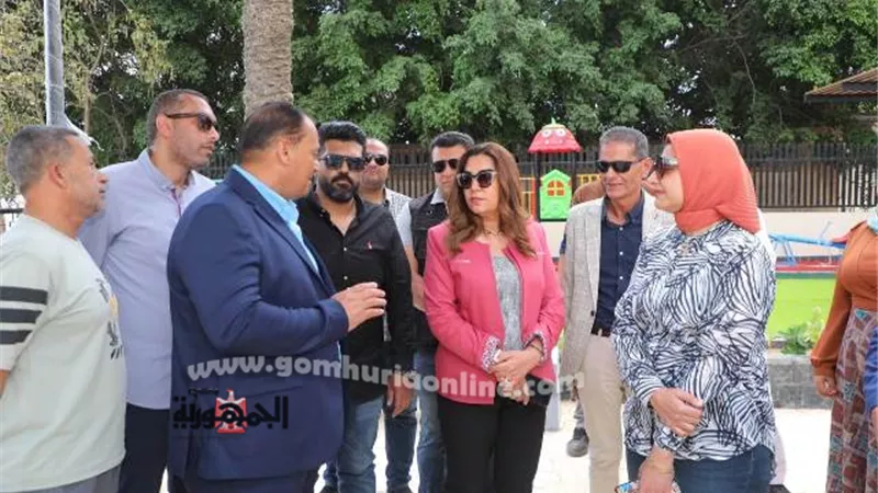 محافظ دمياط تفتتح حديقة الطفل بالزرقا