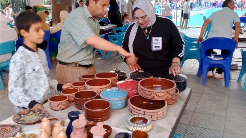 الشباب والرياضة تُقيم معرضاً للحرف التراثية للفتيات بالغربية