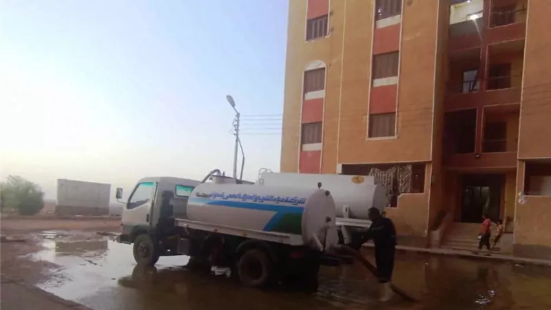 محافظ أسوان:حل مشكلة إنقطاع مياه الشرب بنجع الشريف إبراهيم
