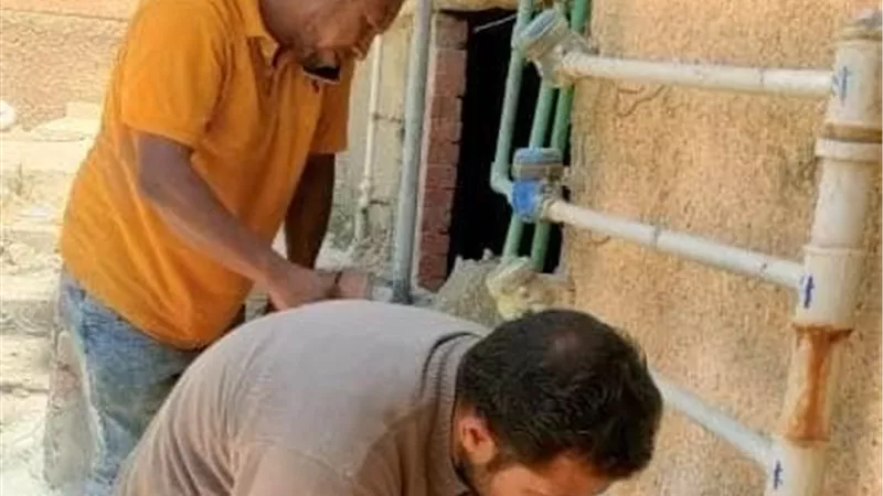 جهاز الشيخ زايد ينظم حملات متواصلة لضبط وصلات المياه المخالفة