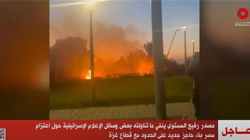 مصدر رفيع المستوى ينفي ما تناولته وسائل الإعلام الإسرائيلية حول اعتزام مصر بناء حاجز جديد على الحدود مع غزة