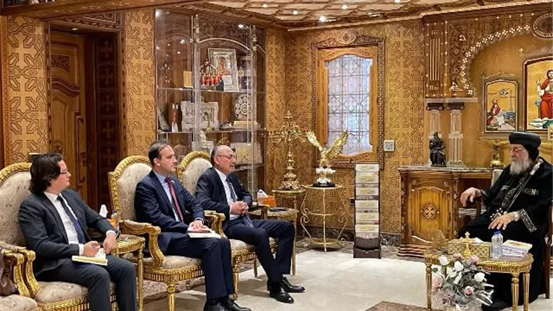 سفير تركيا في القاهرة يلتقي بقداسة البابا تواضروس الثاني