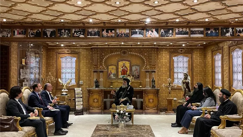 البابا لسفير تركيا:دعمناالكامل للقضية الفلسطينيةونطالب بوقف الحرب