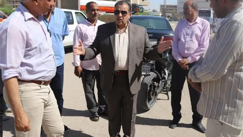 رئيس جامعة جنوب الوادي يتفقد بوابات الجامعة والمستشفيات الجامعية