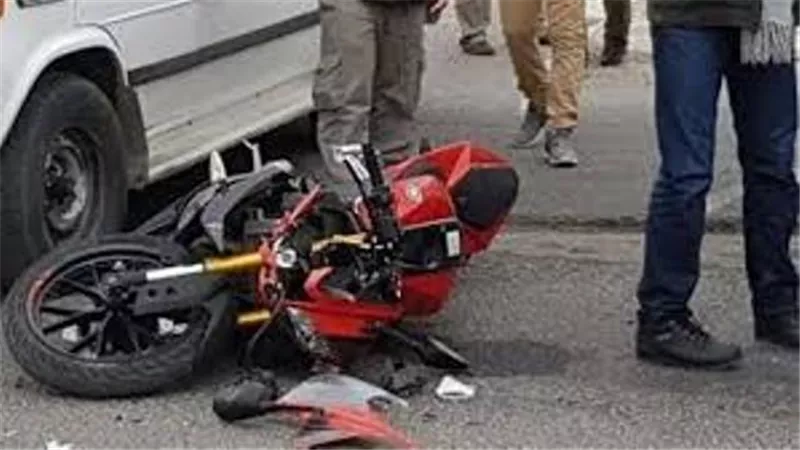 مصرع شاب فى تصادم سيارة ميكروباص بدراجة نارية فى الوادى الجديد