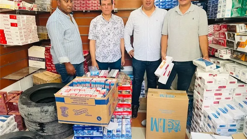 مكافحة التهرب الجمركى بالبحر الأحمر تضبط سجائر أجنبية غير خالصة