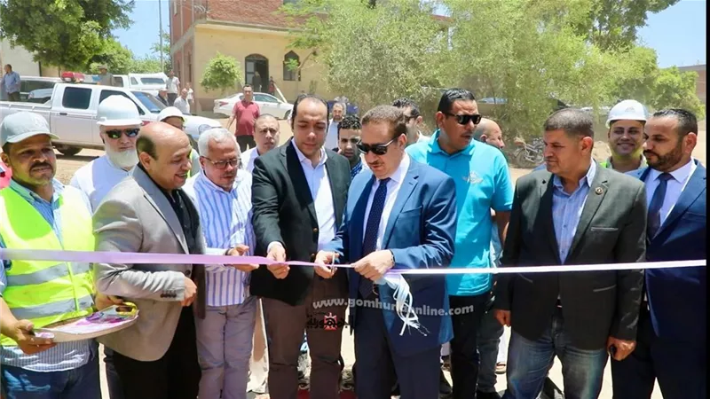 محافظ المنوفية يفتتح محطتي رفع صرف صحي ميت العبسي بمركز قويسنا