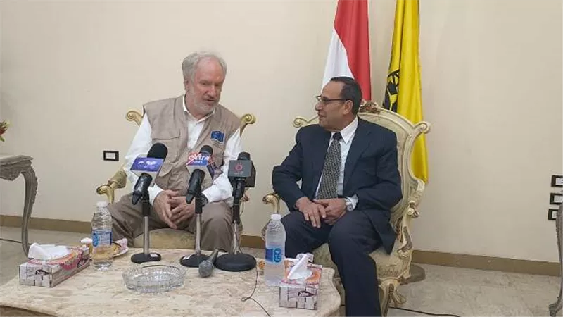 محافظ شمال سيناء يستقبل وفد الاتحاد الأوروبي