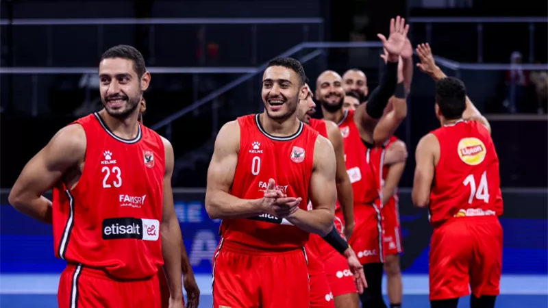 رجال سلة الأهلي في مواجهة صعبة امام الاتحاد فى نهائي دوري السوبر