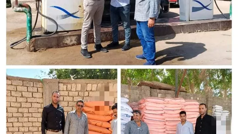 حملة تموينية بمراكز ابو حمص و ايتاى البارود وحوش عيسى