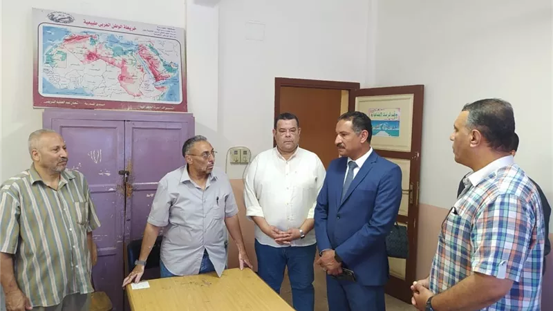 مدير تعليم الجيزة يتابع الاستعدادات النهائية لامتحانات الثانوية العامة