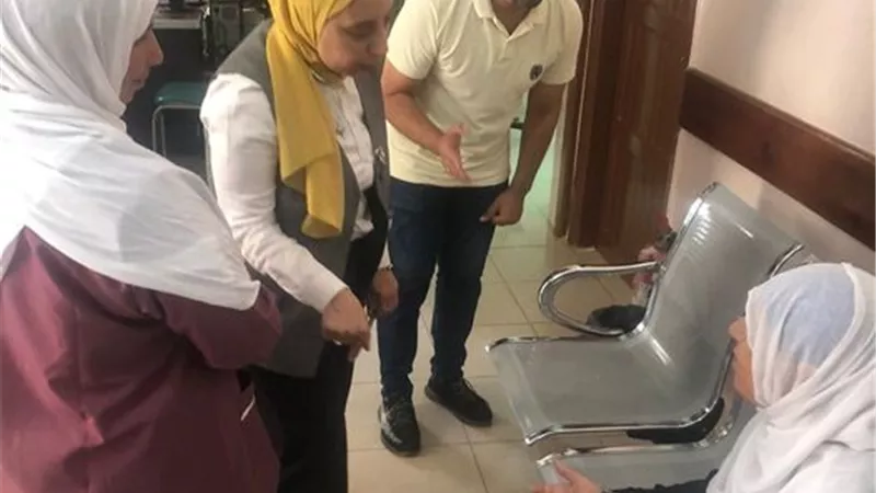 مدير صحة الإسماعيلية تتفقد عيادة الجلدية التخصصية