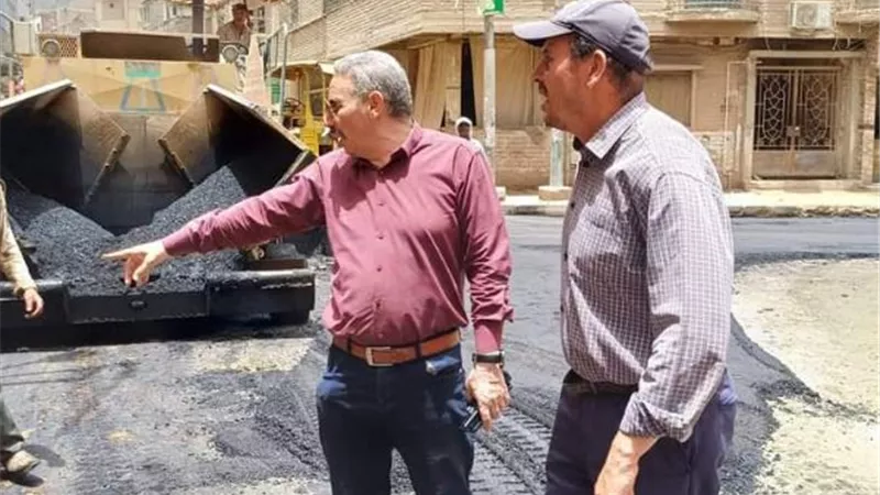 محافظ المنيا يتابع خطة الرصف على مستوى مراكز المحافظة