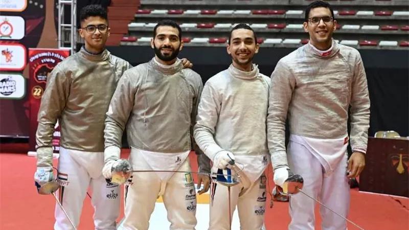 منتخب مصر يتوج بفضية بطولة إفريقيا لسلاح السيف