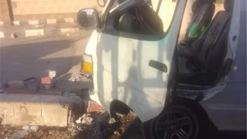 بسبب تعطل الفرامل اصابة 7 بالمنيا