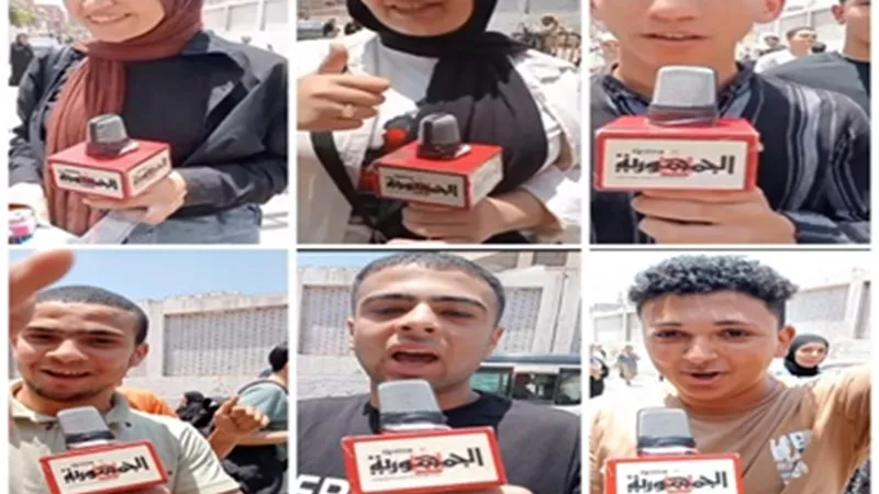 الدين والوطنية يمحوان رهبة الثانوية العامة بالمنوفية .. فيديو