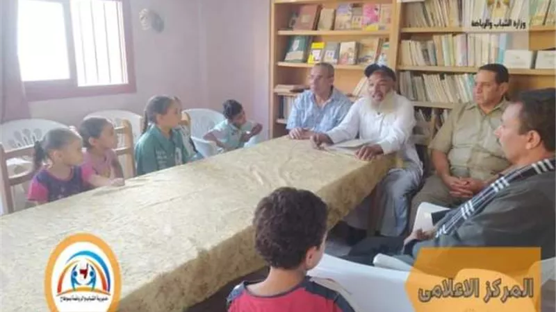ندوة عن محو الأمية في مركز شباب أولاد نصير فى سوهاج