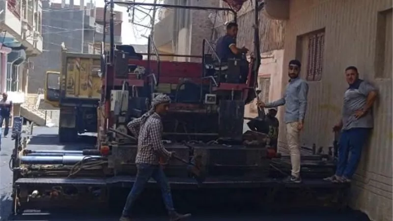 محافظ كفرالشيخ: إستكمال أعمال رصف شارع المركز الطبي ببلطيم